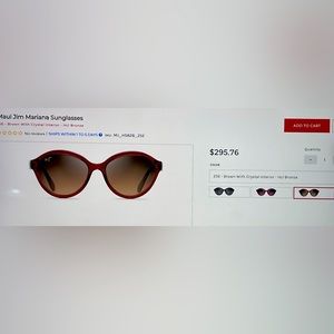 New Maui Jim Marianna Sunglasses.  Won on a work trip.  Never Worn - Brand New